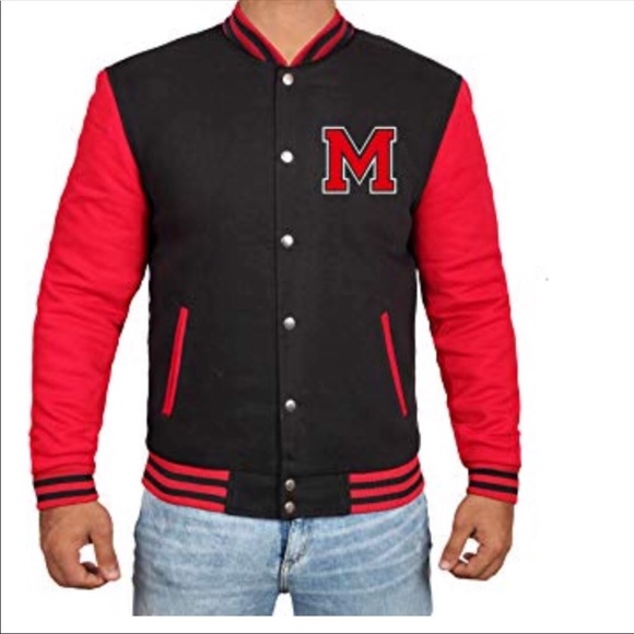 🍎 Decrum bomber varsity jacket new - Picture 3 of 6